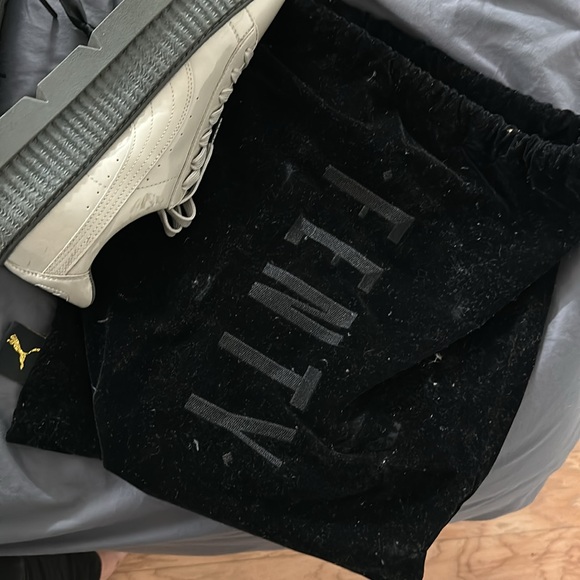 Fenty x Puma patent platform creeper, size 8.5, grey. - Picture 5 of 5